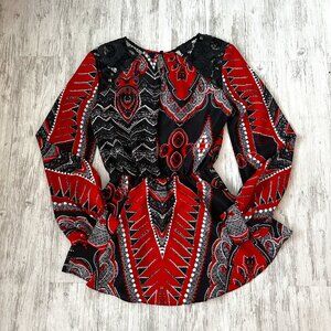 Bisou Bisou Dressy longsl-eeve top